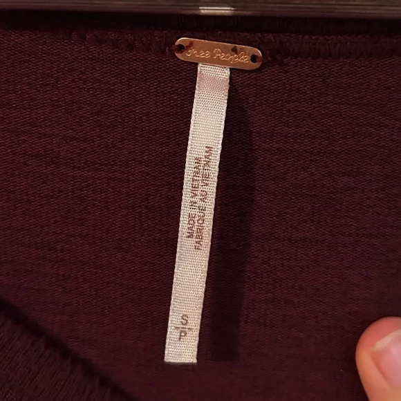 Free People “Forever Your Girl” Babydoll Top - Size Small (Oversized) - Picture 9 of 13